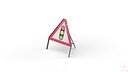 Traffic Signals Ahead Triangular Road Sign