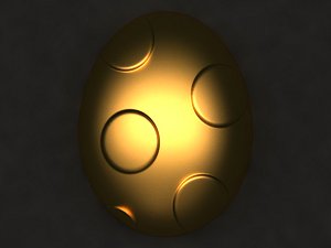 egg mold hand 3D model