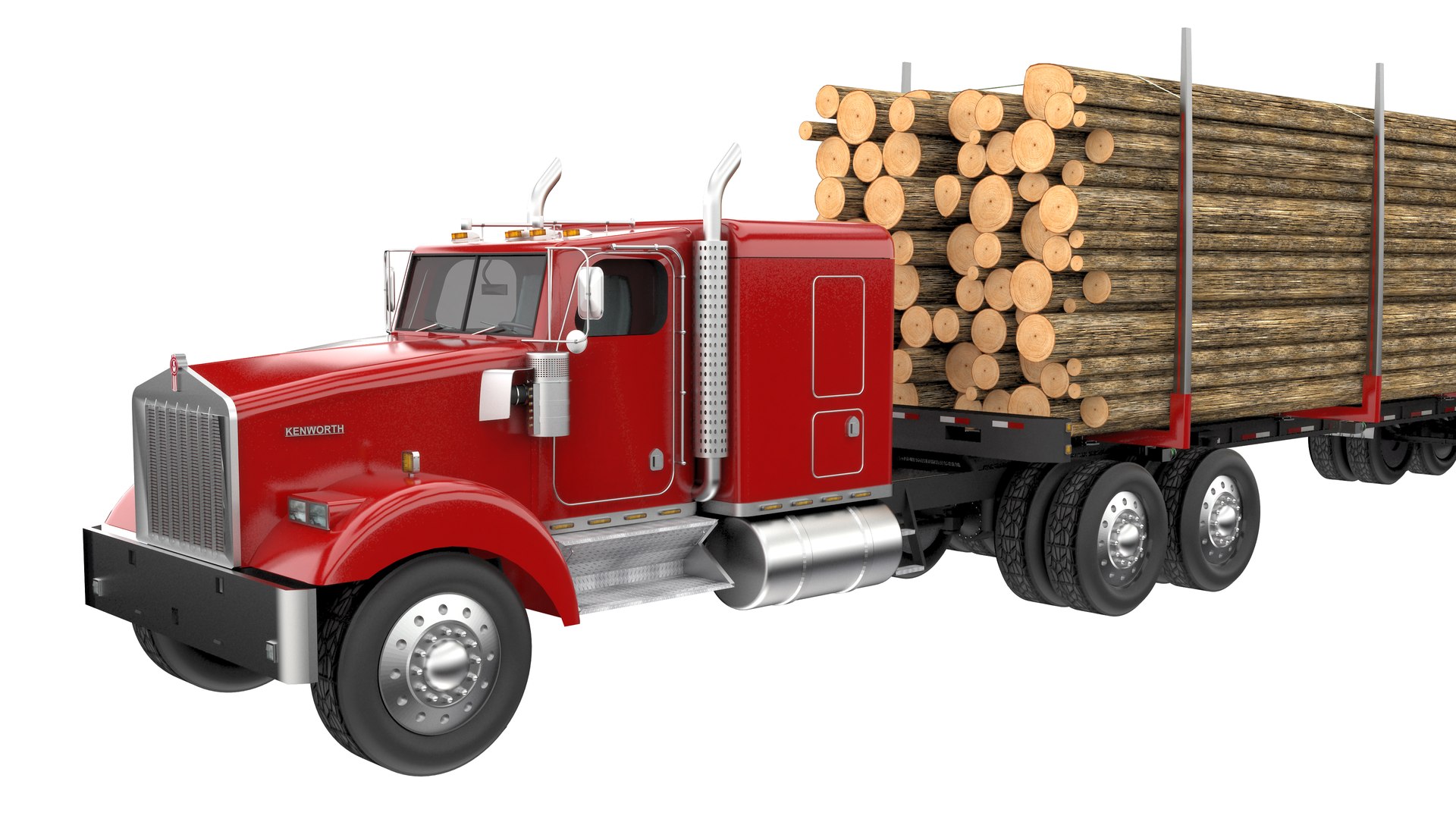 3D model Truck with Logging Trailer - Red https://p.turbosquid.com/ts-thumb/fH/dnD5Oe/bY/truckwithloggingtrailerred7jpg/jpg/1658614161/1920x1080/fit_q87/f25c523e3a998d9d79d759beba142db89df0ee5d/truckwithloggingtrailerred7jpg.jpg