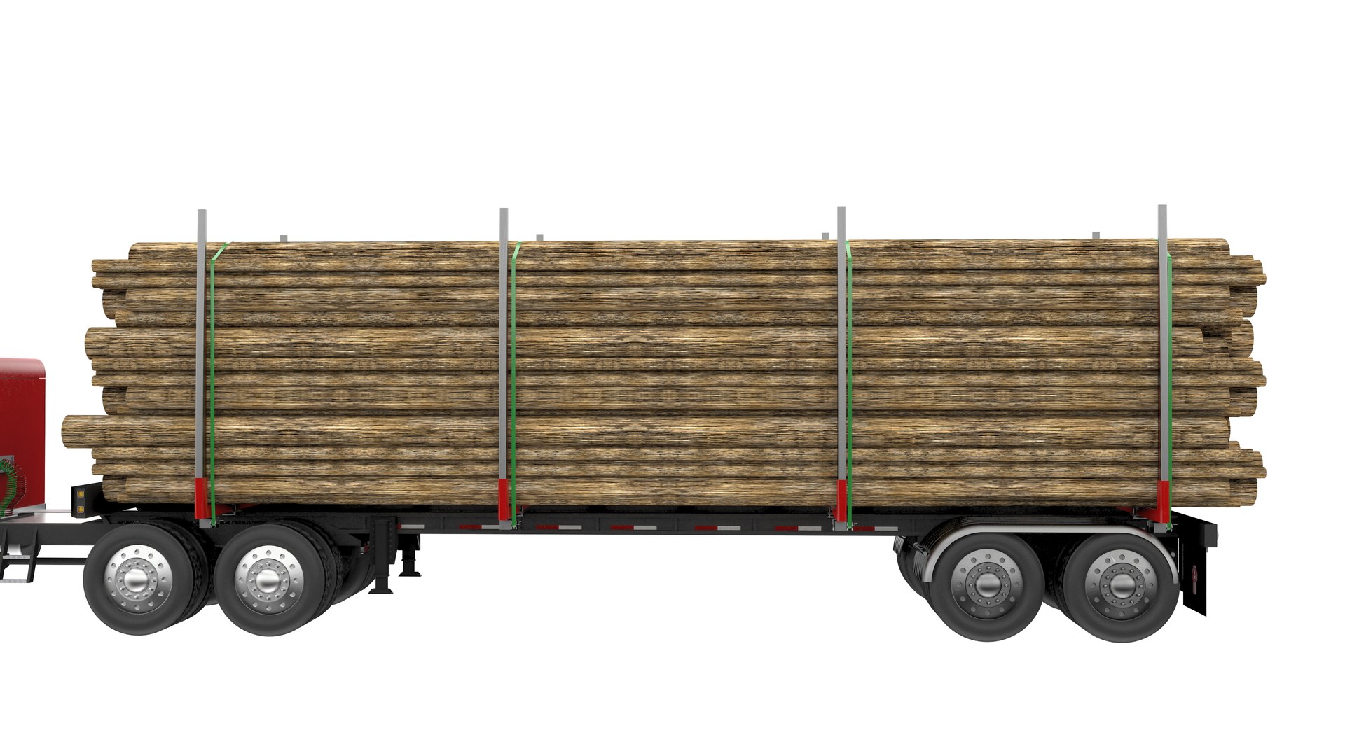 3D model Truck with Logging Trailer - Red https://p.turbosquid.com/ts-thumb/fH/dnD5Oe/vG/truckwithloggingtrailerred14jpg/jpg/1658614216/1920x1080/fit_q87/572d5b18e28a65012d87cca1750d51e88d0fb8bd/truckwithloggingtrailerred14jpg.jpg