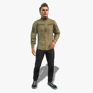3D Detailed Male Human 3D Model