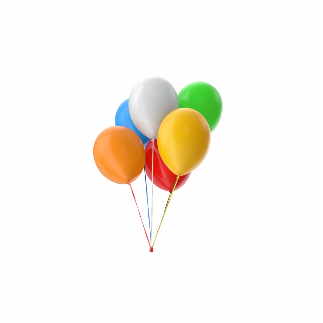 Balloons 3D model TurboSquid 1949208