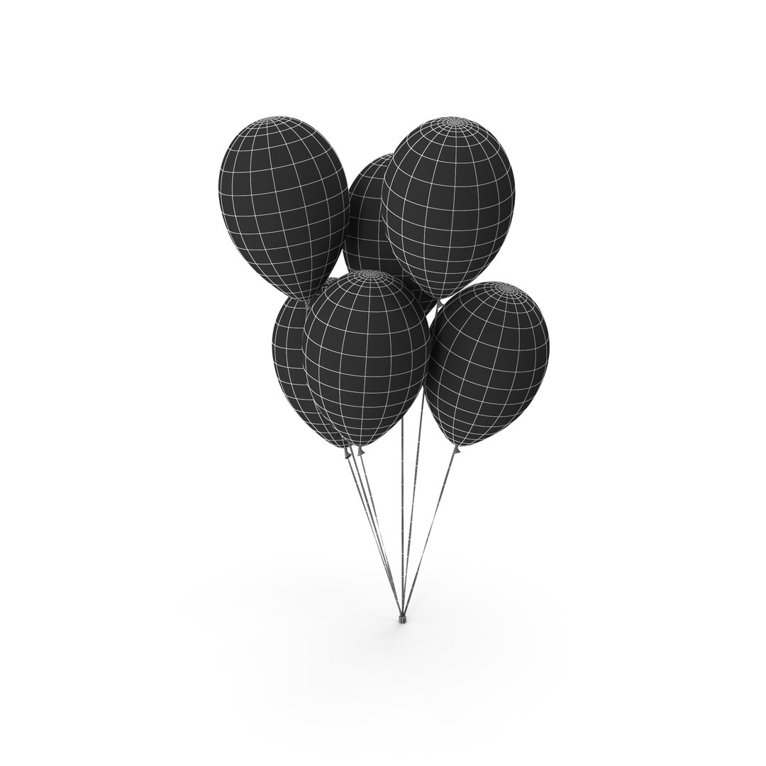 Balloons 3D model TurboSquid 1949208