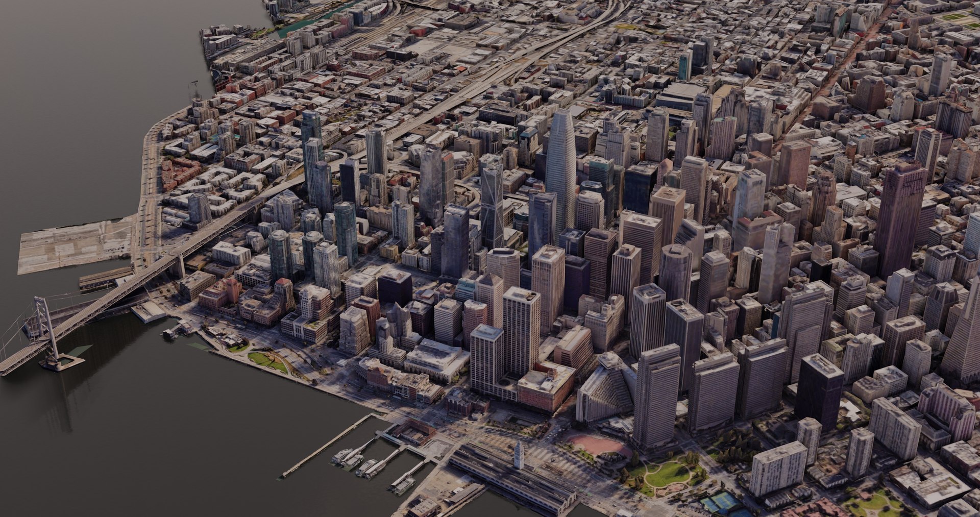 SanFrancisco-City-Skyline 3D Model - TurboSquid 1975314