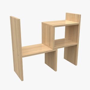 Desktop Organizer Storage Rack 3D model