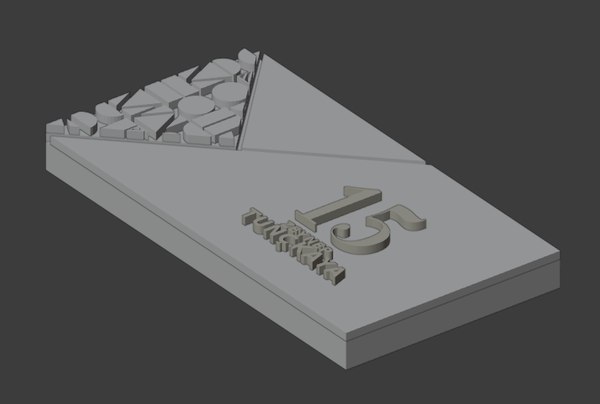 3D door numbers different