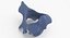 Kangaroo Red Necked Wallaby Cervical Vertebrae C2 Axis(1) 3D