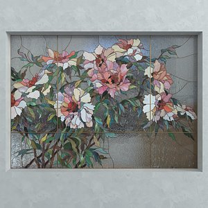 stained glass 3D model