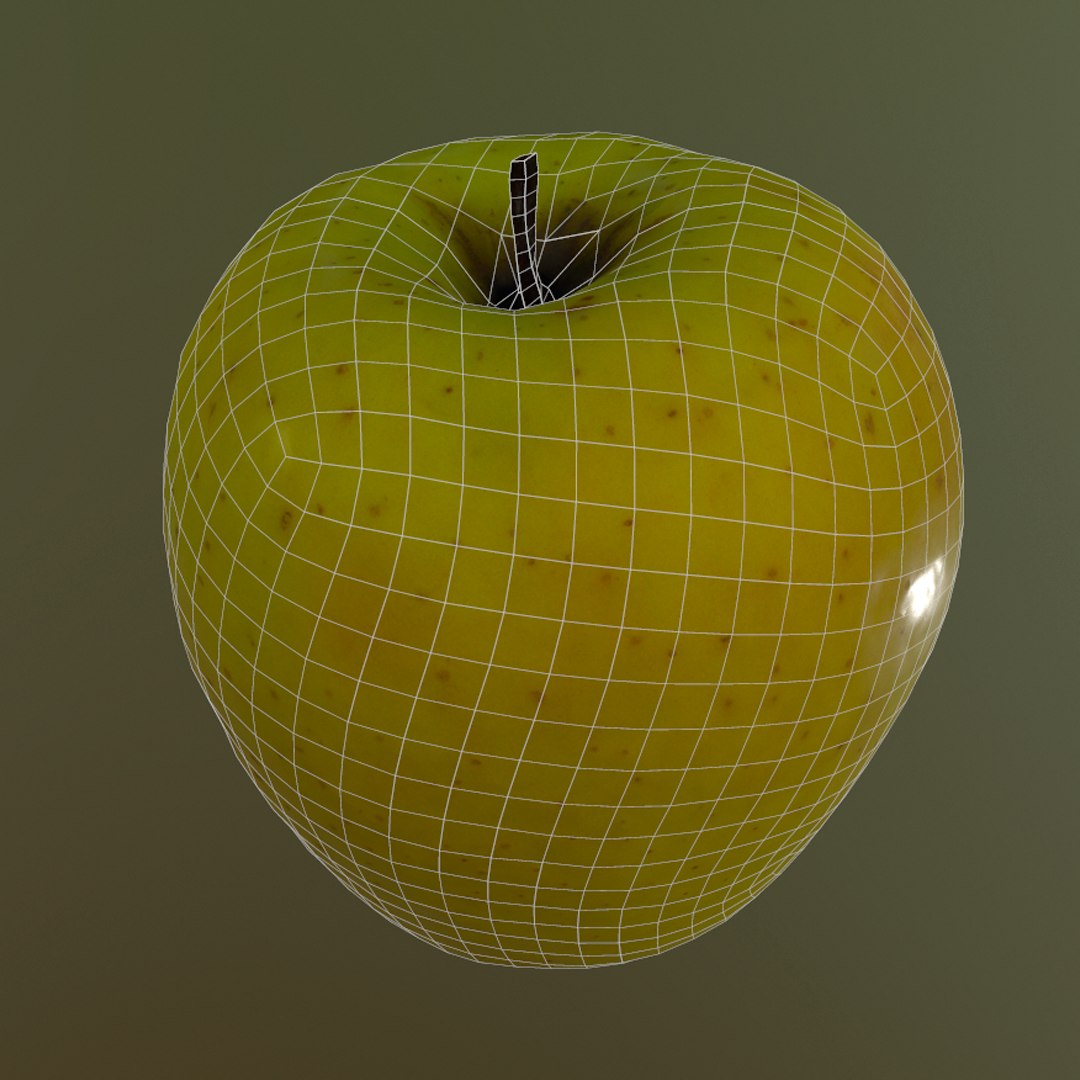 3D Apple - TurboSquid 1735007