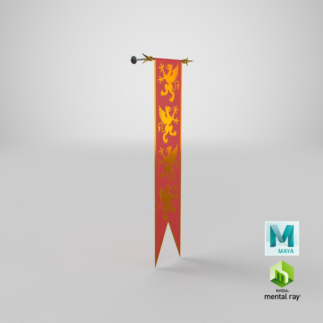 Knight Flag Model - TurboSquid 1679875