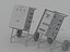 Portable Wheeled Electrical Distribution Panel Closed and Open