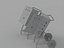 Portable Wheeled Electrical Distribution Panel Closed and Open