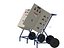 Portable Wheeled Electrical Distribution Panel Closed and Open