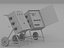Portable Wheeled Electrical Distribution Panel Closed and Open