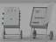 Portable Wheeled Electrical Distribution Panel Closed and Open