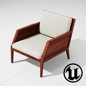 unreal raffa chair ue4 3d model