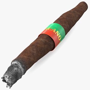 Smoldering Toscano Cigar