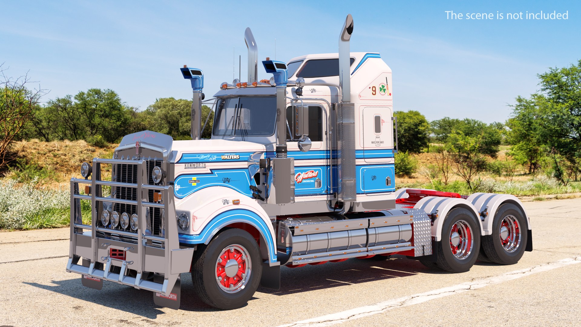Kenworth T900 Legend Truck 3D model preview