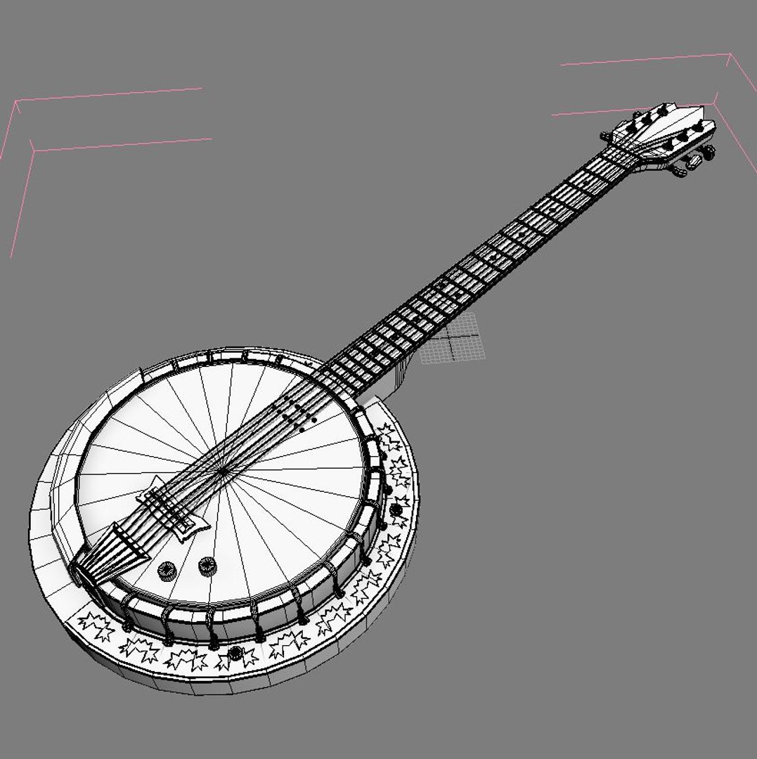 3d Banjo Instrument String