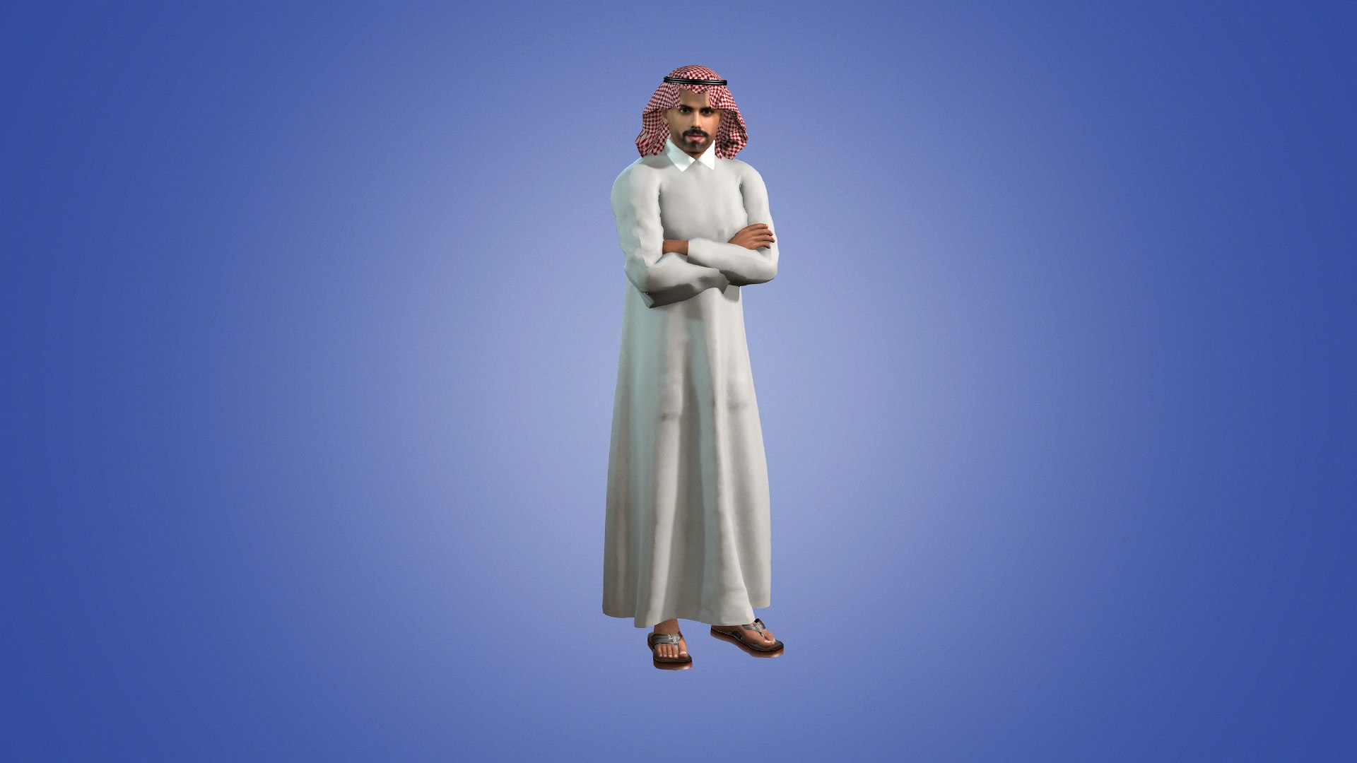 Character Arab Rig Model - TurboSquid 1690048