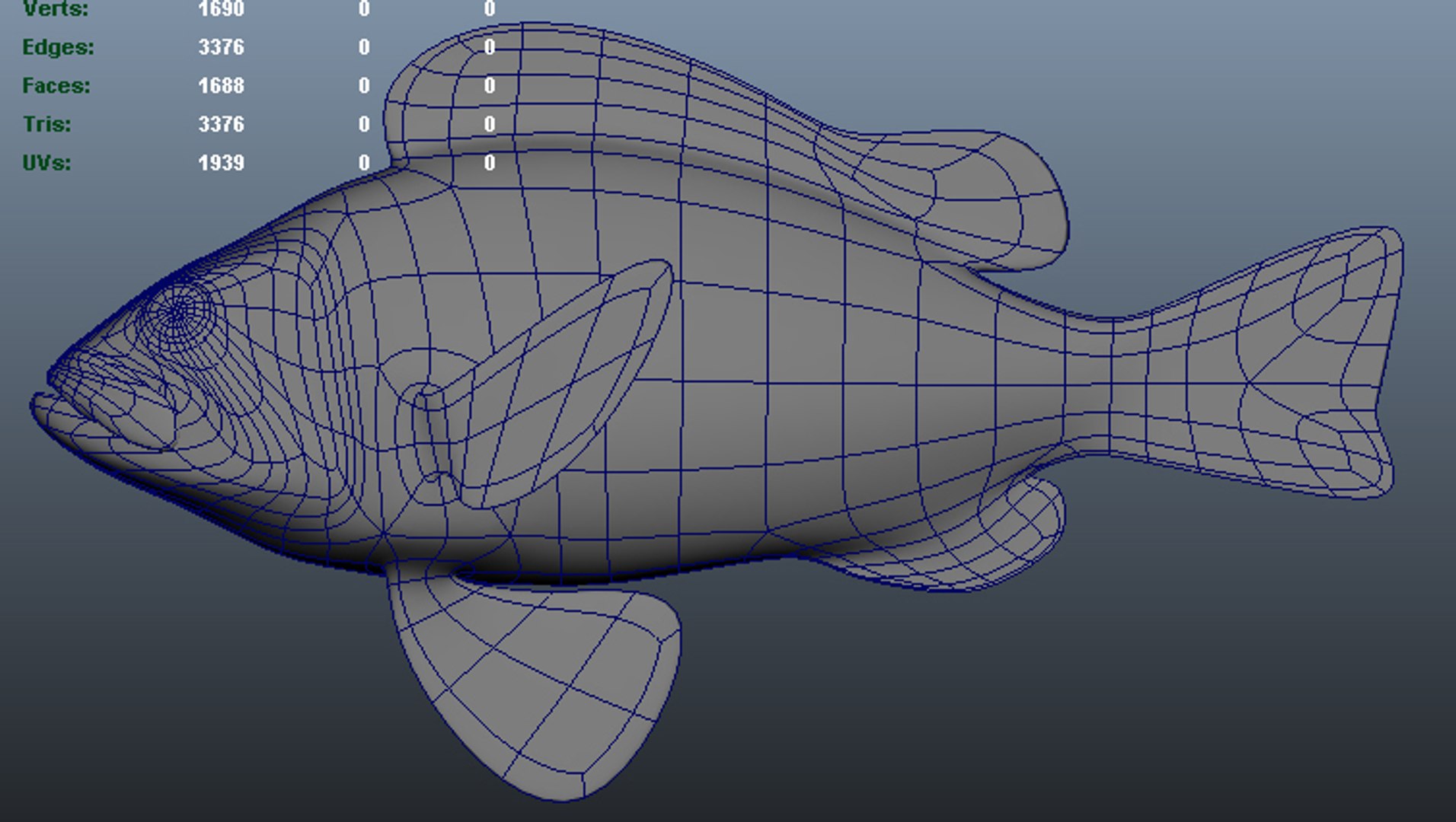 3ds Max Giant Sea Bass