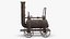 old steam locomotive 3D