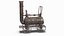 old steam locomotive 3D