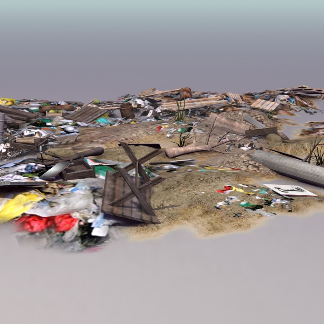 3d Garbage Dump Model