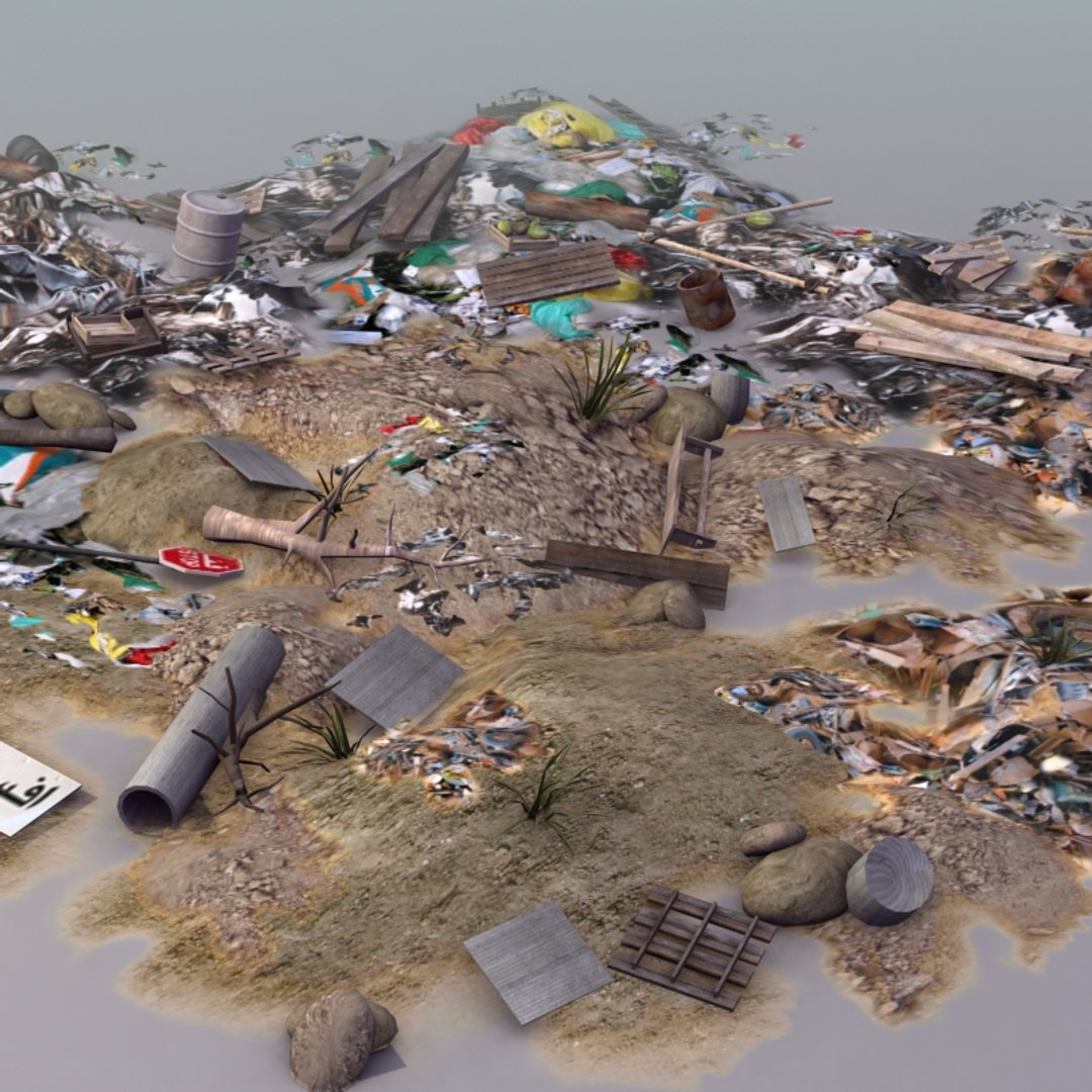 3d Garbage Dump Model