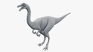 dinosaur gallimimus model