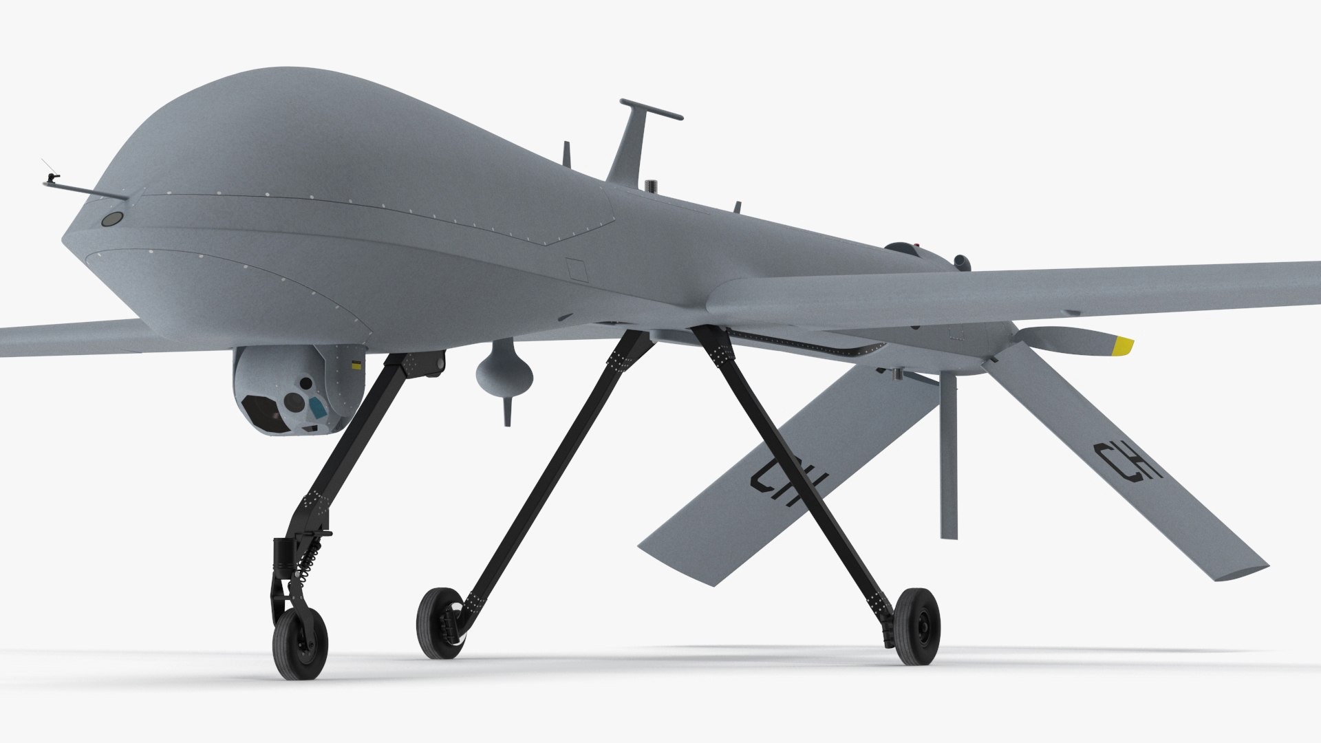 Unmanned Aerial Vehicle Reaper Drone MQ-1 Predator 3D model preview