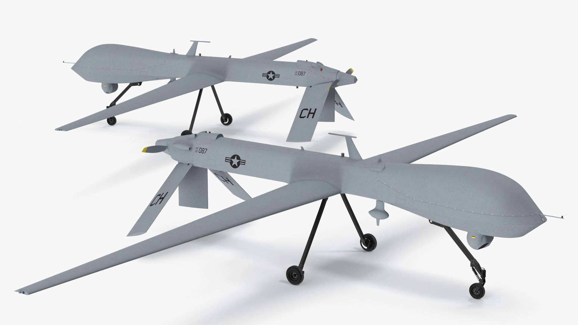 Unmanned Aerial Vehicle Reaper Drone MQ-1 Predator 3D - TurboSquid 2270544