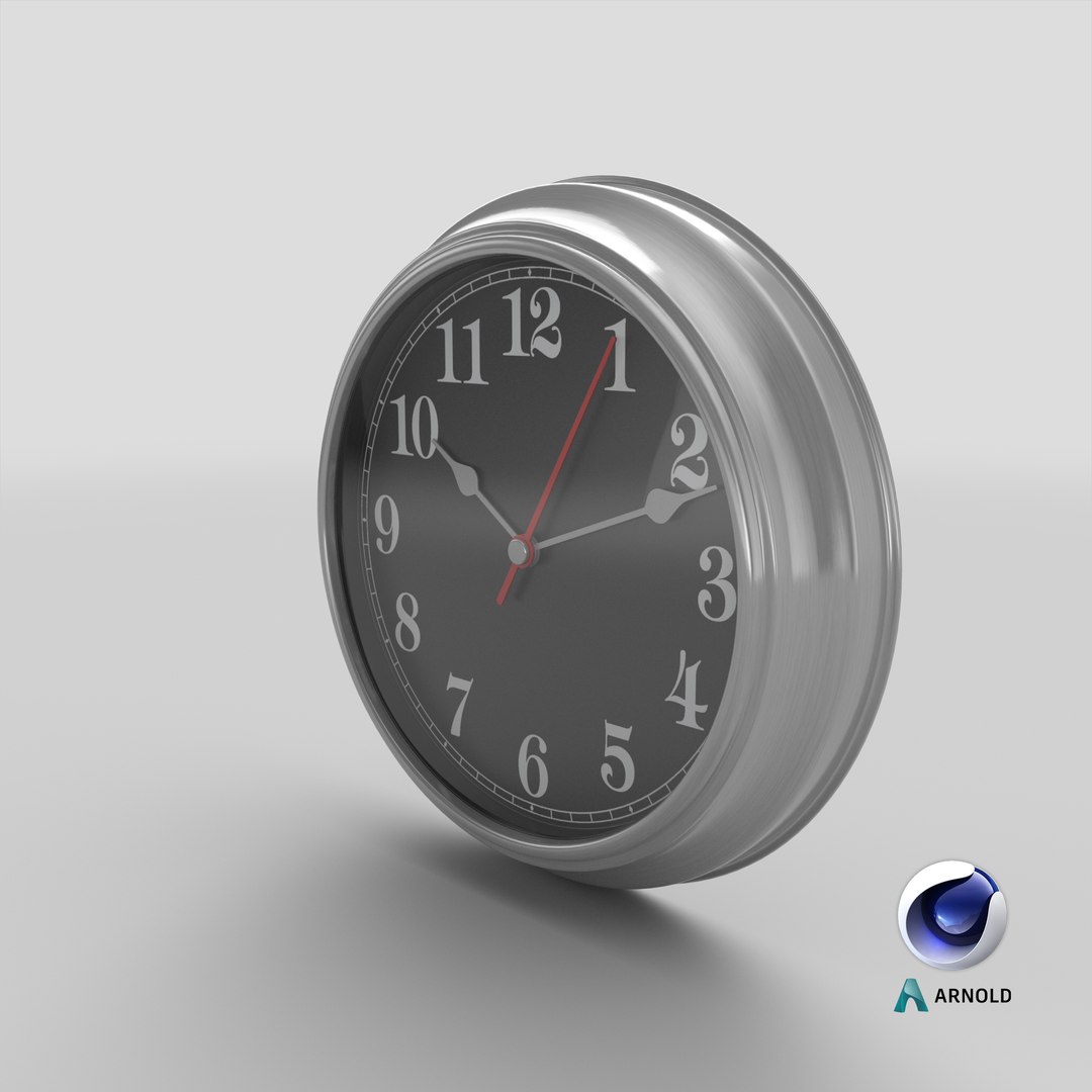 Wall Clock 04 3D - TurboSquid 1949513