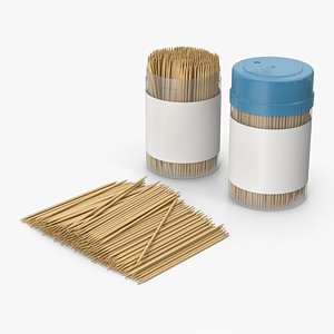 Toothpick Packs 3D model