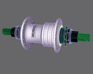 "Khe Reverse" Bmx freecoaster hub