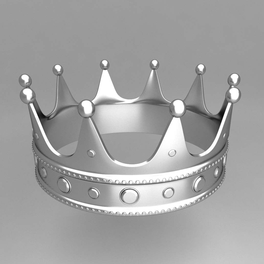 3d Crown King Ornaments