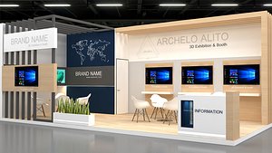 3D Exhibition Stall 3D model