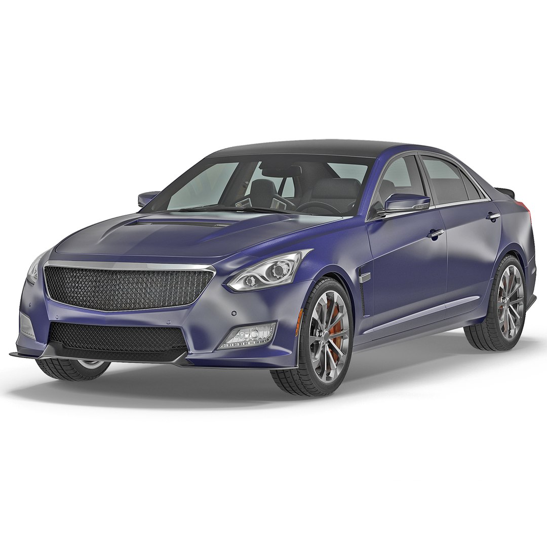 Sedan 2 Simple Interior 3D model preview