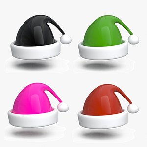 Christmas Hat Bundle 3D model