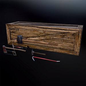 3d tools axe crate