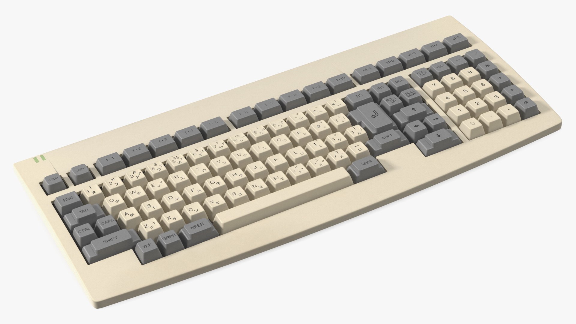 Mechanical Computer Terminal Keyboard Vintage 3D Model - TurboSquid 2055954