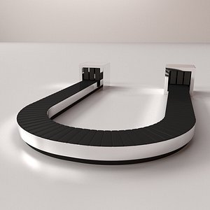 3D baggage carousel model