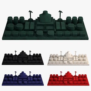 Monicadisplaystudio Jewelry Stand Vol 10 with 5 color