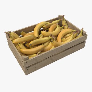 Banana Crate 3D model