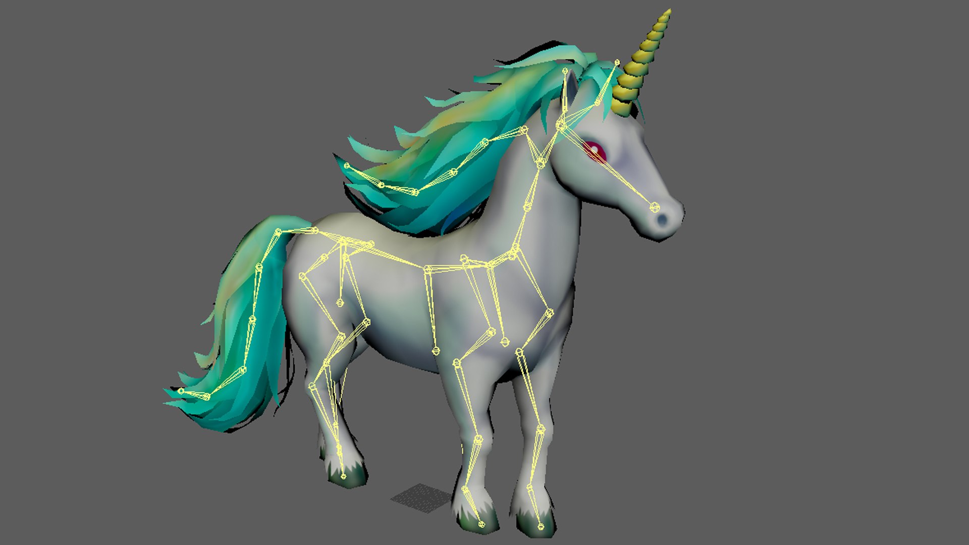 Lowpoly Stylized Unicorn Rigged and Animated for VR AR Games 3D model https://p.turbosquid.com/ts-thumb/fI/cxlbnM/Ay/4/jpg/1693101675/1920x1080/fit_q87/b5e3cafb6bb39c9baf7a5fd3e9f3d201e90aac6d/4.jpg