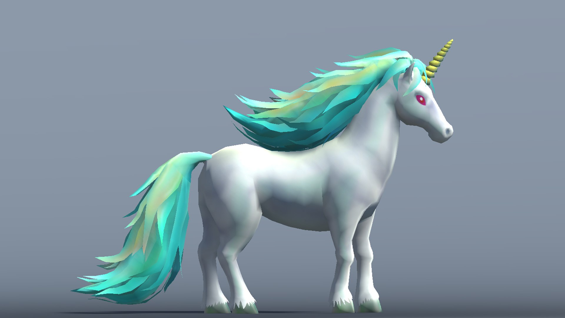 Lowpoly Stylized Unicorn Rigged and Animated for VR AR Games 3D model https://p.turbosquid.com/ts-thumb/fI/cxlbnM/gA/3/jpg/1693101677/1920x1080/fit_q87/24456aec37b6d82b742e36114baf398deb9b44d5/3.jpg