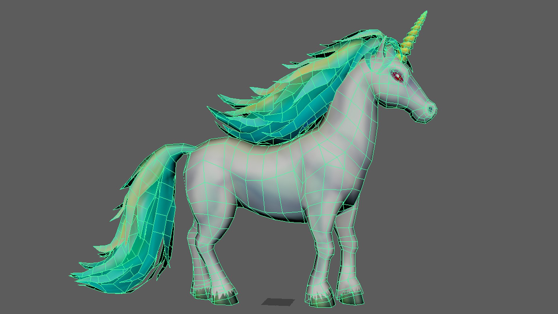 Lowpoly Stylized Unicorn Rigged and Animated for VR AR Games 3D model https://p.turbosquid.com/ts-thumb/fI/cxlbnM/rS/wireframe/jpg/1693101680/1920x1080/fit_q87/f1b03bdf7e183555ba002b135ca6b1d0c161b207/wireframe.jpg