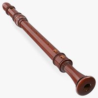 Wooden Recorder Flute
