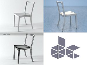 3D icon chair model