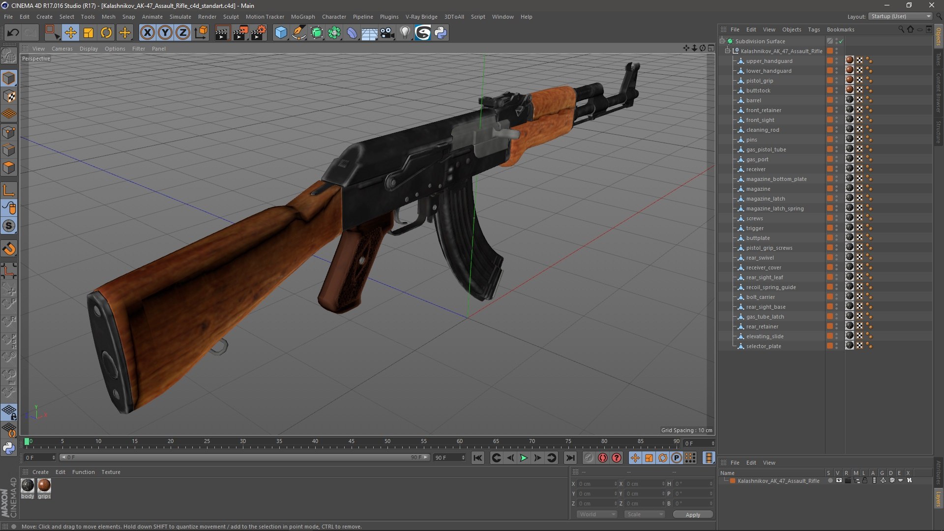 3D Kalashnikov AK-47 Assault Rifle https://p.turbosquid.com/ts-thumb/fI/hTga5z/Tl/kalashnikovak47assaultriflec4dmodel026/jpg/1708582300/1920x1080/fit_q87/2b65162035e050ac3cb53a9403d183f24fdc8633/kalashnikovak47assaultriflec4dmodel026.jpg
